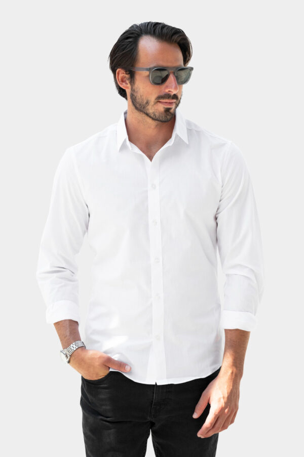 White Casual Shirt - Image 2